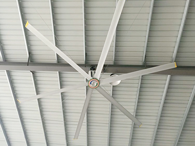 廣東三雄極光照明工業大風扇安裝案例