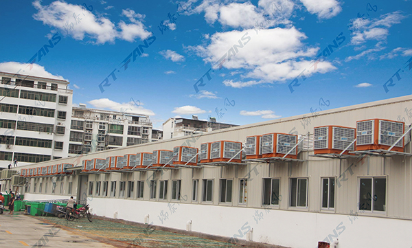 清遠英德市環保空調廠家幫助企業解決車間悶熱問題